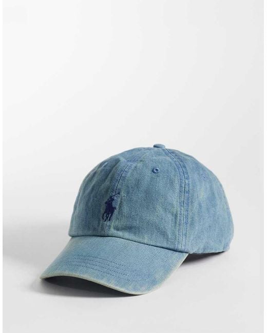 Polo Ralph Lauren Blue Icon Logo Baseball Cap