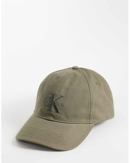 Calvin Klein Green Embroidery Logo Baseball Cap for men