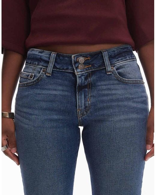 Levi's Blue Superlow Bootcut Jeans