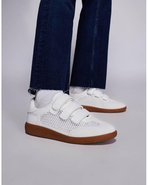 Steve Madden Blue Momentum Velcro Sneakers
