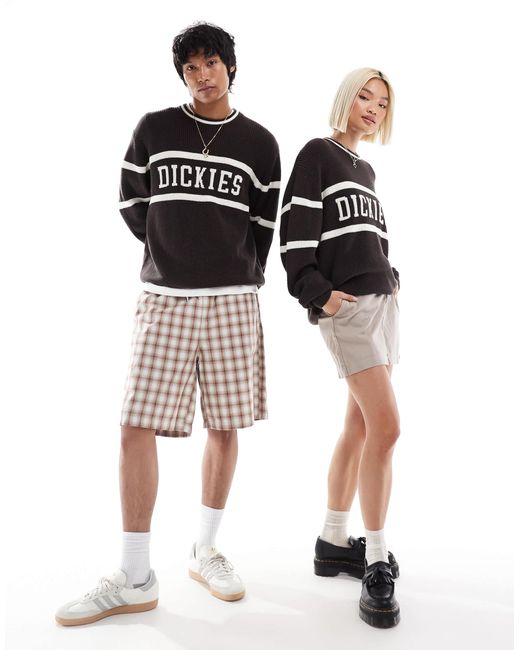 Dickies Black – melvern – strick-sweatshirt