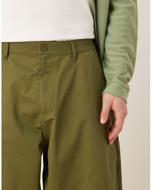 ASOS Green Loose Trousers for men