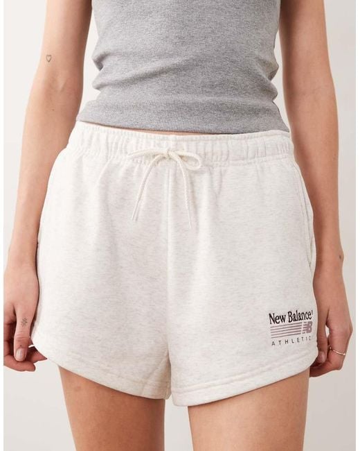 New Balance Natural Trackside French Terry Short