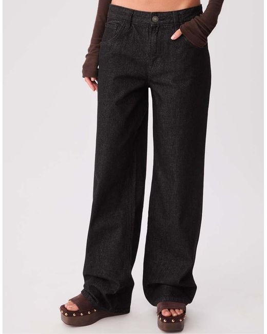 Stradivarius White Loose baggy Jeans