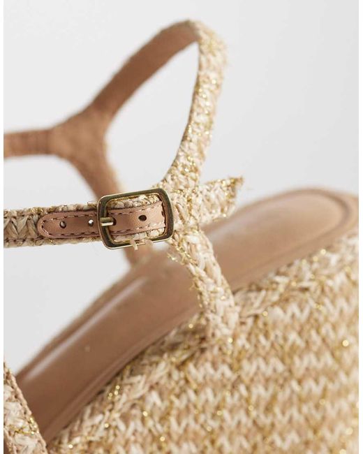 ASOS Natural Trista Espadrille Wedges