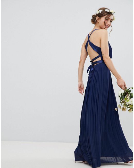 tfnc navy bridesmaid dress