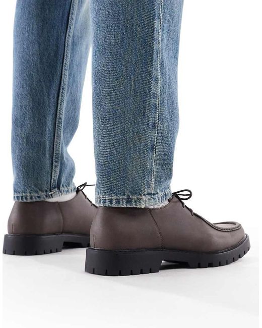 SEQWL Blue Lace Up Shoes for men