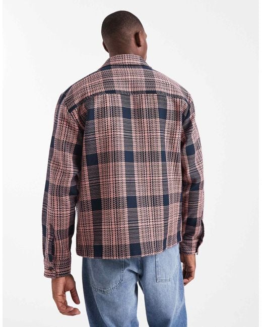Farah Red Etienne Check Jacket for men