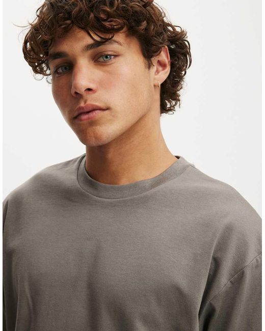 Cotton On Gray Everyday Fit T-Shirt for men