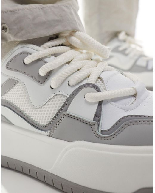 Chunky sneakers chiaro di ASOS in White da Uomo
