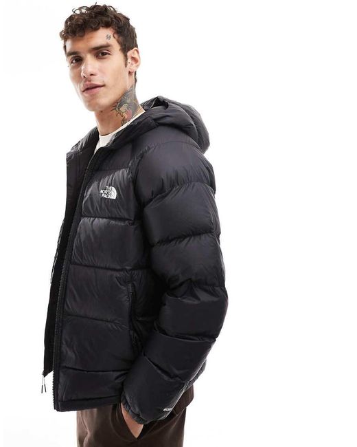 The North Face Black Hydrenalite Down Hooded Puffer Jacket for men