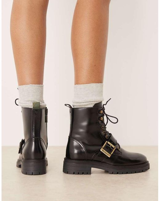 Barbour Natural Ouseburne Lace Up Boot