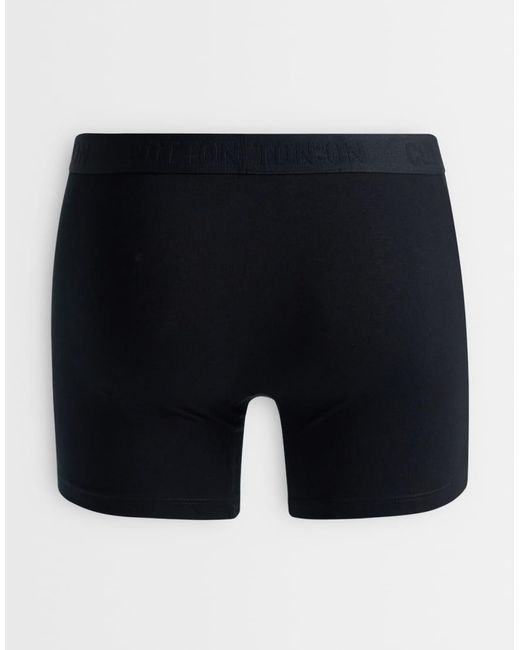Cotton On Blue 3 Pack Boxer Briefs Set for men