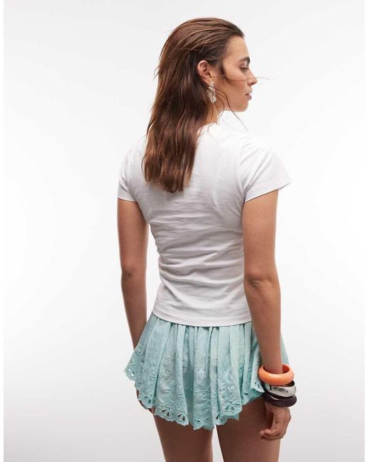 The Frolic Brown Exclusive Shell Graphic Front Baby Tee