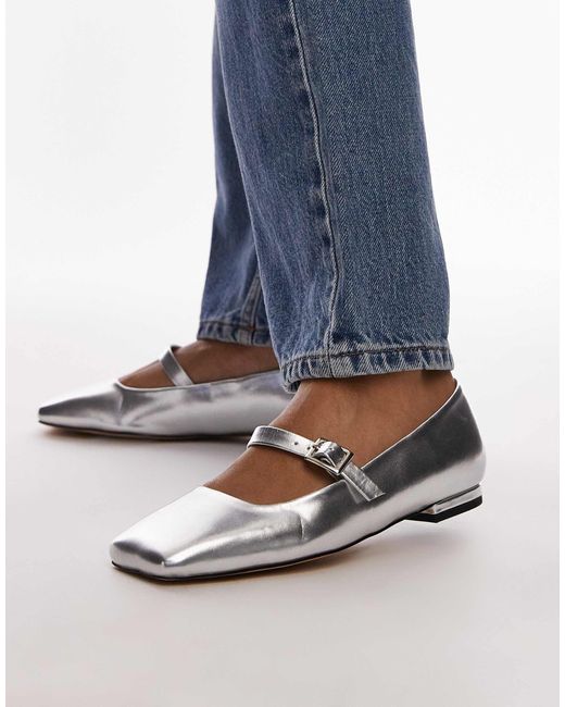 TOPSHOP Blue – arya – flache ballerinas