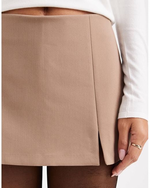 ASOS White Pelmet Mini Skort