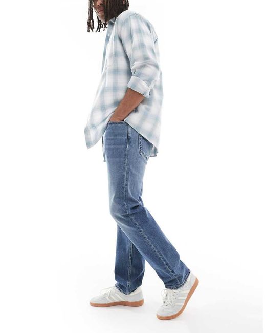 Calvin Klein Blue Standard Straight Jeans for men