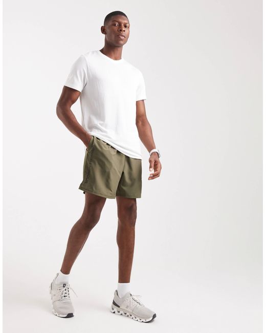 Under Armour White Tech Woven Wordmark Shorts for men