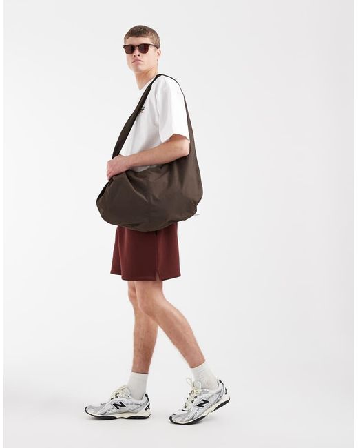 ASOS White Oversized Jersey Short for men