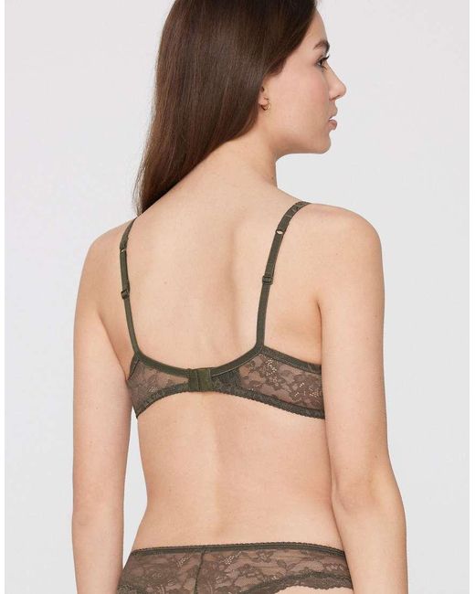 Tezenis Green Wien Lace Slightly Padded Balconette Bra