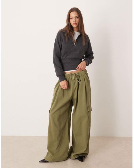 ASOS Gray Super Soft Cinched Zip Through Jumper