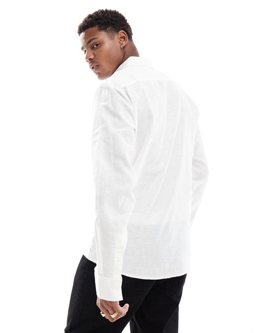 Camisa French Connection de hombre de color White
