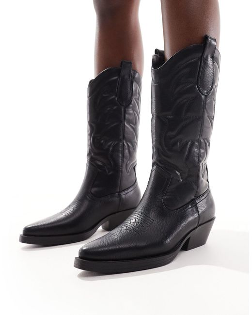 ONLY Black Western Boot