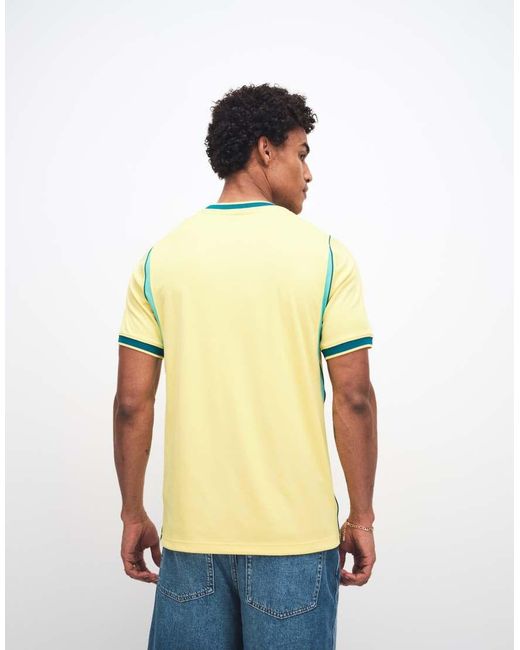 Nike Football Yellow Nike Brazil World Cup 26 Home Jersey