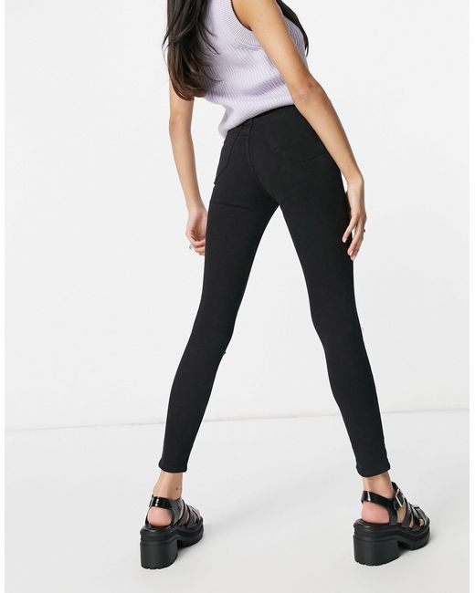 TOPSHOP Denim Jamie Super Ripped Skinny 