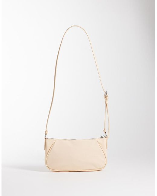 Lacoste White Adjustable Shoulder Bag