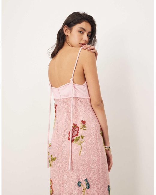 ARRANGE Pink – gerade geschnittenes maxikleid