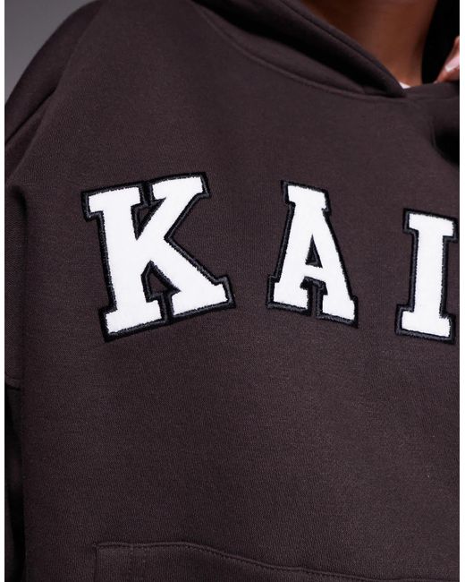 Kaiia Black – oversize-kapuzenpullover