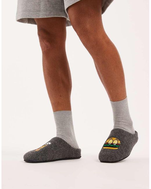 ASOS Brown Mule Slipper for men