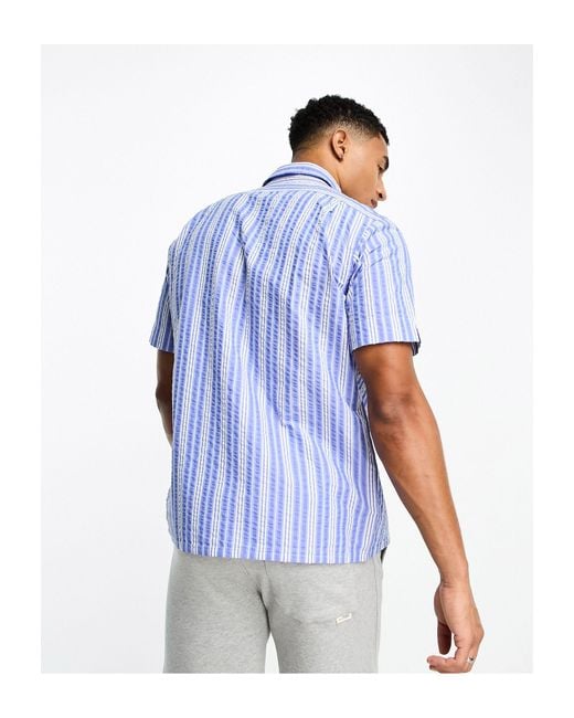 Ralph lauren seersucker clearance short sleeve shirt
