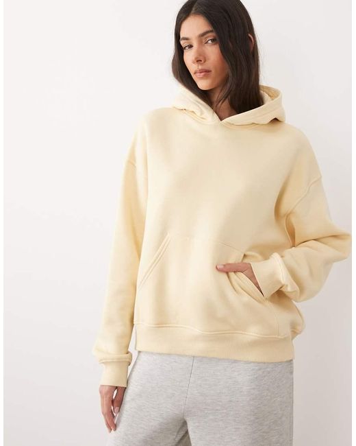 Gina Tricot Natural Relaxed Fit Hoodie