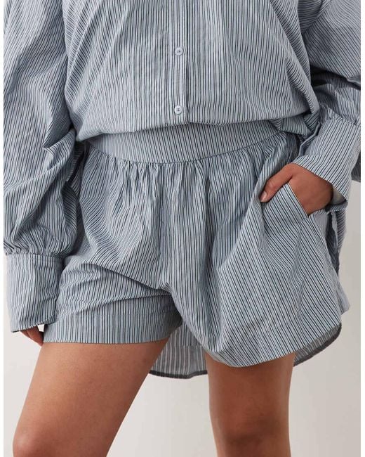 ASOS Blue Asos Design Curve Pull On Shorts