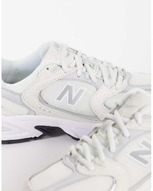 New Balance White 9060