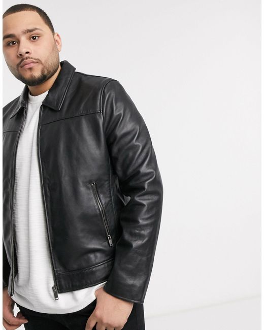 tall slim leather jacket