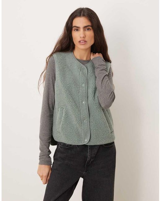 Jdy Gray Teddy Gilet