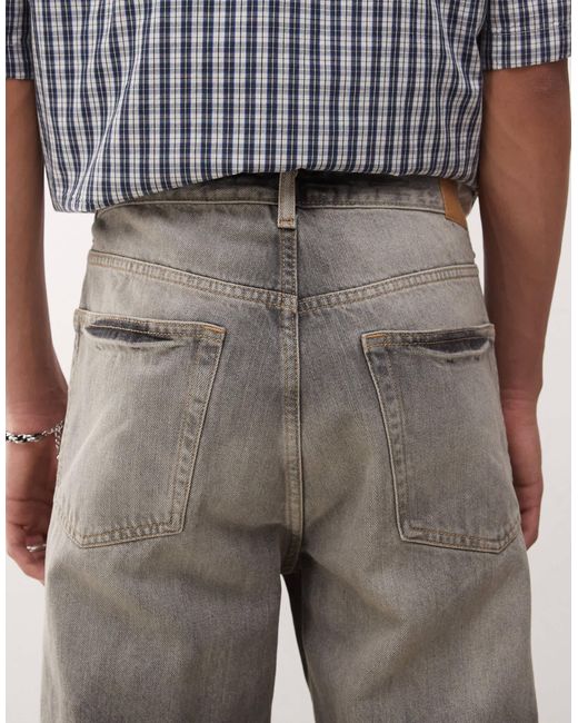 Galaxy - jean baggy droit - canyon délavé Weekday pour homme en coloris Gray