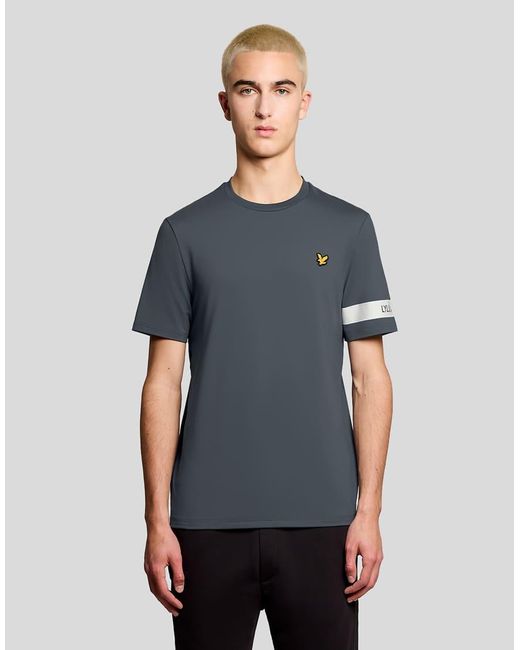 Lyle & Scott Blue Ss T-Shirts Sports Sleeve Branded T-Shirt for men