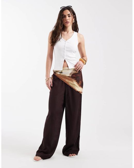 New Look White V Neck Ribbed Button Through Top