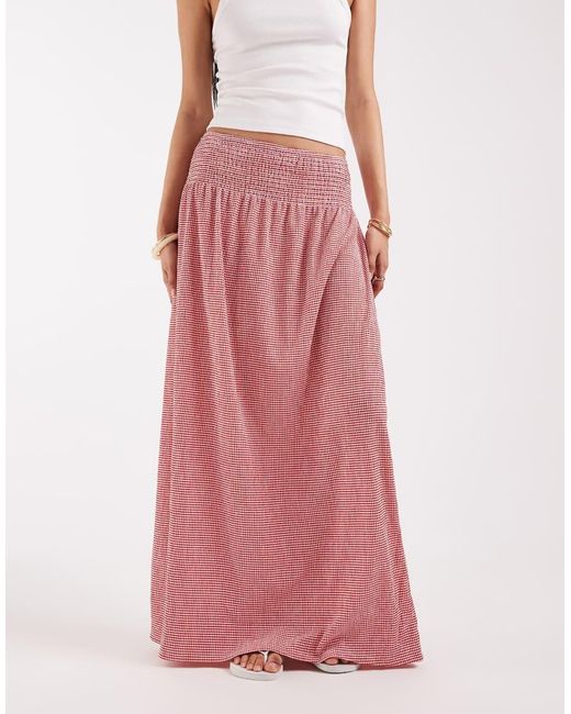 ONLY Pink Maxi Skirt