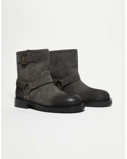 ASOS Black Pull On Chelsea Boots for men