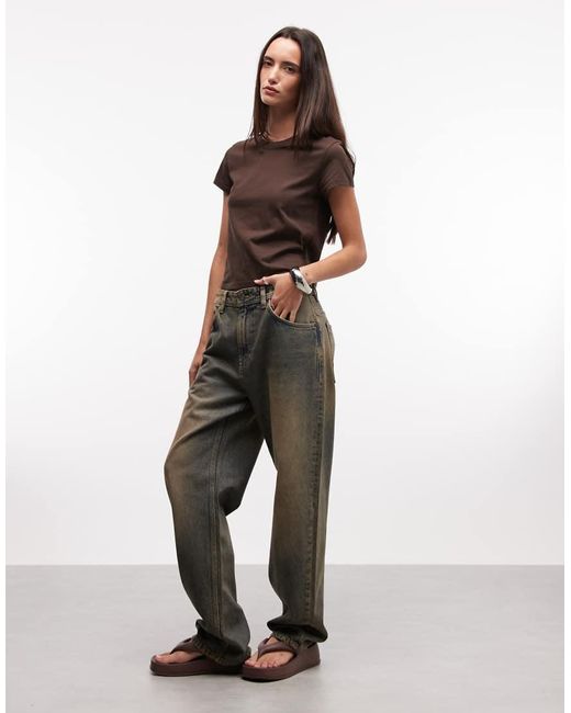 Monki Brown T-shirt