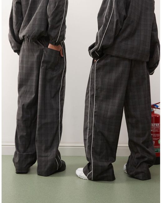 Collusion Black Unisex Tailored jogger Co-rd