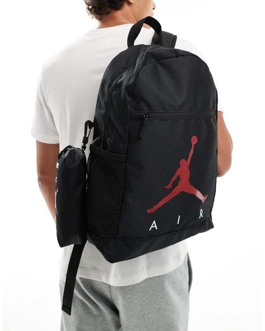 Nike Black Air Backpack With Pencil Case for men