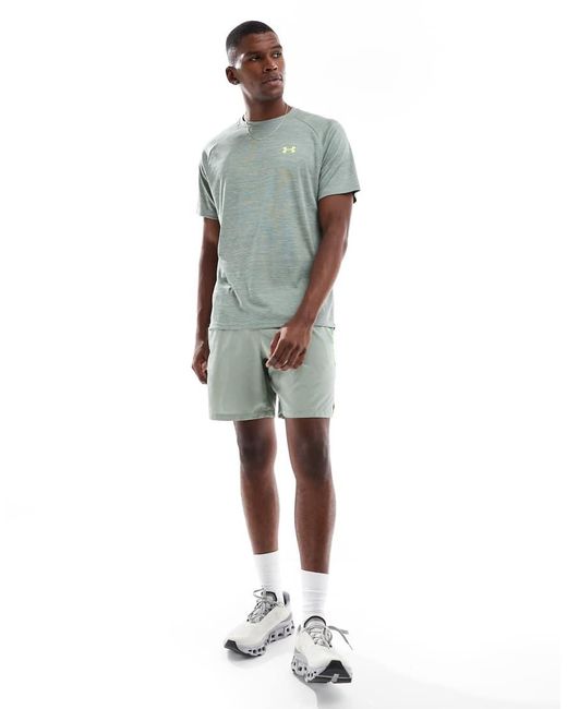 Under Armour Gray Launch 7 Inch Shorts for men