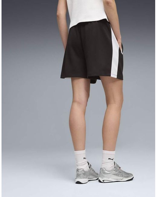 PUMA Black T7 Pintuck 4" Shorts