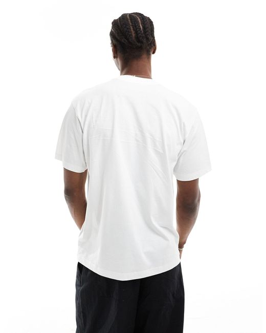Calvin Klein – oversize-t-shirt in White für Herren
